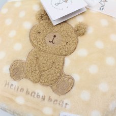 M14338: Baby Bear Embroidery Wrap